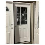 32" RH Smooth Fiberglass Exterior Door