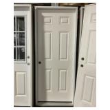 32" RH Smooth Fiberglass Exterior Door
