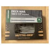 16d 3 1/2" Deck Nail. 1lb x 12