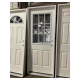 32" LH Smooth Fiberglass Exterior Door