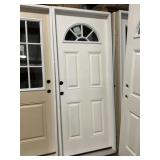 32" RH Smooth Fiberglass Exterior Door