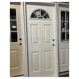 32" LH Smooth Fiberglass Exterior Door