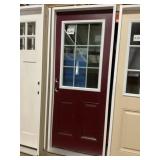 32" RH Smooth Fiberglass Exterior Door