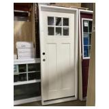32" RH Craftsman Smooth Fiberglass Exterior Door