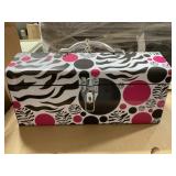 Zebra Craze Deco Tool Box. x2