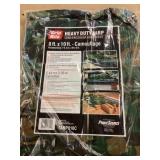 8ft x 10ft Heavy Duty Camouflage Tarp x5