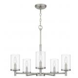 Ashley Harbour 5-Light Chandelier (Nickel)