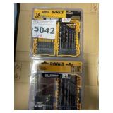 14 Pc & 16 Pc . Set Drill Bits.  x2