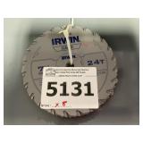 Irwin 7 1/4"  24T Saw Blades.  x8