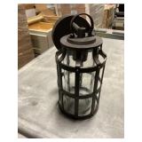 Wall Lantern In Bronze x2