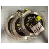 10" Saw Blades.   x3