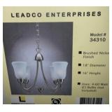 18" 4-Light Chandelier (Brush Nickel)