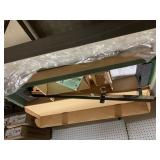 30" Polished Nickel Shower Rail