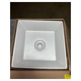 DXV Square Sink Vessel (White)