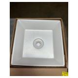 DXV Square Sink Vessel (White)