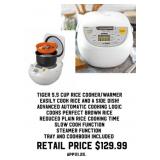 Tiger 5.5 Cup Rice Cooker/Warmer