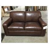 Simmon Li Furniture Brown Leather Like Love Seat