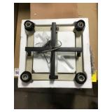 DSI 4-Light Chandelier (Black & Wood)