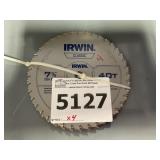 Irwin 7 1/4"  40T Saw Blades .   x4