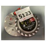 Do it 6 1/2" Saw Blades.  x2