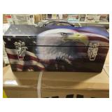 American Flag/Eagle Tool Box. x3