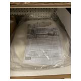 White Round Front Toilet Seat x 2