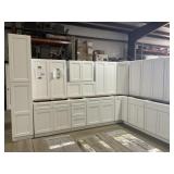 15 Pc Arcadia White 42" Kitchen