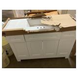 2 Pc. White Sink W/Vanity