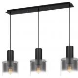 Ashley Harbour 3-Light Pendant (Black)
