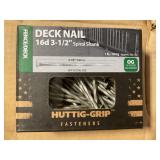 16d 3 1/2" Deck Nail. 1lb x 12