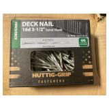 16d 3 1/2" Deck Nail. 1lb x 12