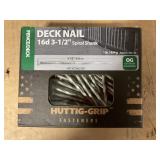16d 3 1/2" Deck Nail. 1lb x 12