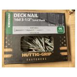 16d 3 1/2" Deck Nail. 1lb x 12