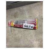 5pk Diablo 9" Blades Plus 1 Carbide Blade x4