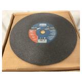 14"x 7/64"x1" Chop Saw Blades. x20