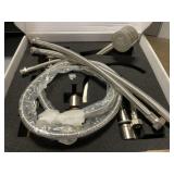 Brushed Nickel Roman Tub Faucet w/Hand Shower