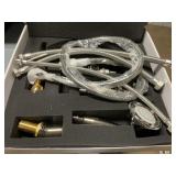 Platinum Nickel Roman Tub Faucet w/Hand Shower