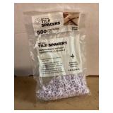 1/8in Tavy Tile Spacers 500/bag x12