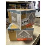 Hampton Bay White Small Room Ventilation Fan x 2