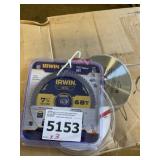 Mix 7 1/4" Saw Blades.  x3