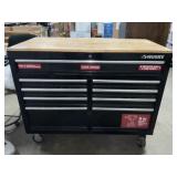 Husky® 46"W 9-Drawer Tool Cabinet (Black)