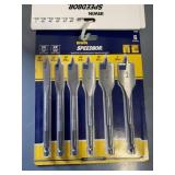 Irwin 6 Pc Spade Bit Set x3