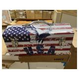 Old Glory Eagle Tool Box. x3
