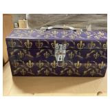Fleur-de-lis Deco Tool Box. x2