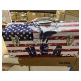 Old Glory Eagle Tool Box.  x3