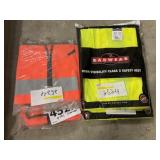 4 Pc. Safety Vest. (2) Orange (2) Yellow