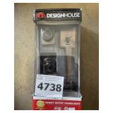 Brushed Bronze Front Entry Handleset