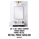 22" x 30" Vanity Mirror