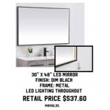 30" x 48" LED Mirror