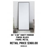 24" x 60" Vanity Mirror